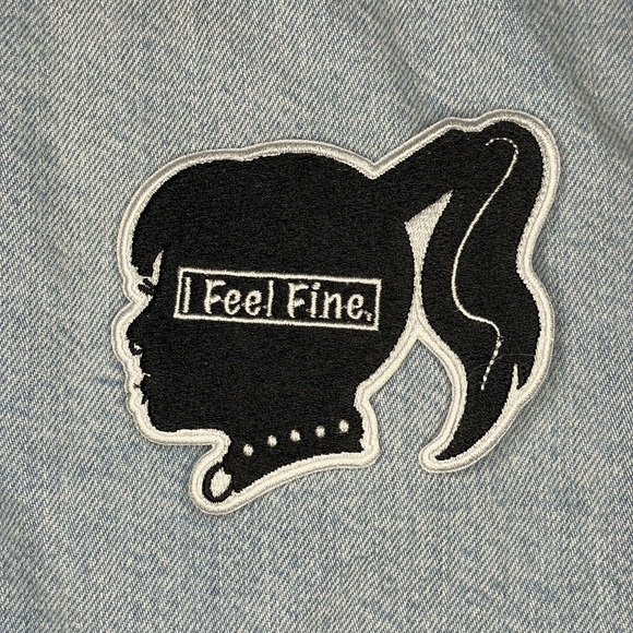 Iron on Patch - I Feel Fine - Picture 1 of 4